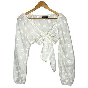 Daisies crop top size XS - 2, Nasty Gal